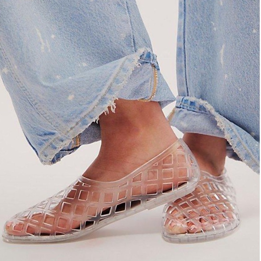 Jeffrey Campbell Jellz Sz8 EU39 Clear Silver